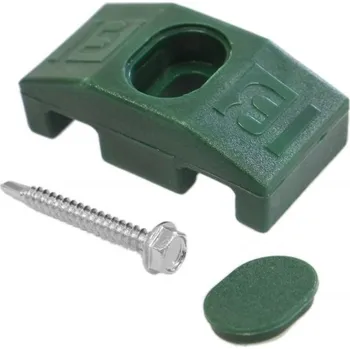 Příslušenství pro plot příchytka PVC k Nylofor 2D; černá