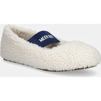 Dámské baleríny Baleríny Moon Boot MB SHEARLING BALLERINA 80D2400010.H017 béžová 01X, EUR 41