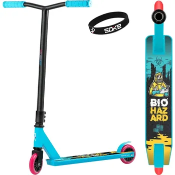 Koloběžka SOKE 1541-801109 GO! freestylová koloběžka - tyrkysová