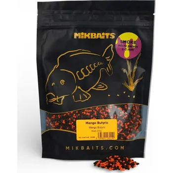 Micro pelety Mikbaits SMOKE - Mango Butyric 350g