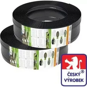 Zahradní obrubník Skrytý obrubník plastový - výška 150 mm, návin 25 m
