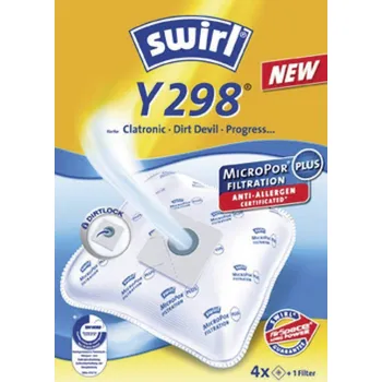 Sáček do vysavače Swirl Y298 MicroPor sáčky do vysavače 4 ks
