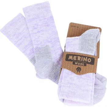 Merino ponožky wool soft fialová Velikost: 39-42