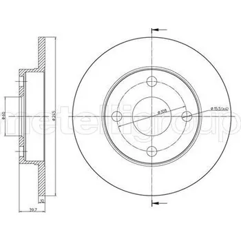 Brzdový kotouč Brzdový kotouč CIFAM (800-658)