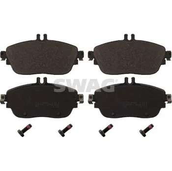Brzdová destička Sada brzdových destiček, kotoučová brzda SWAG 10 91 6870