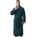 Pánský zelený mikroplyšový župan Barva: Zelená, Velikost: 4XL