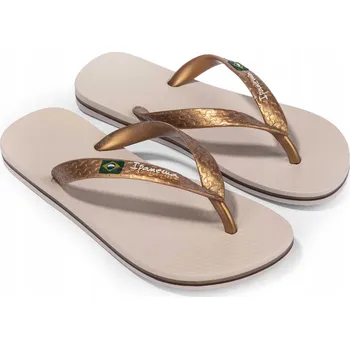 Dámské žabky Dámské žabky Ipanema Clas Brasil II AD béžová/zlatá, velikost 38 EU