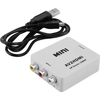 Video redukce XPUT MINI AV to HDMI White