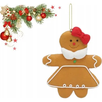 Vánoční dekorace VÁNOČNÍ OZDOBA ZÁVĚS PŘÍVĚSEK NA STROMEČEK VÁNOČNÍ KOULE PERNÍČEK