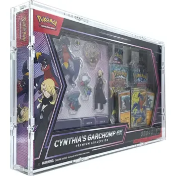 Karetní hra Akrylový box Pokémon Cynthia's Garchomp ex Premium Collection (a boxy stejné velikosti)