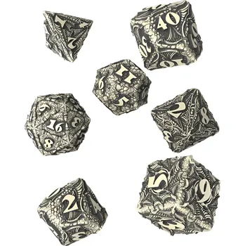 Příslušenství k deskovým hrám Q-workshop Sada kostek Dracopolis - Hebridský černý