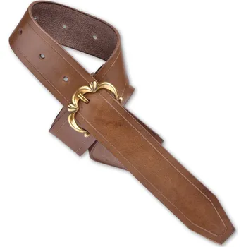 Opasek imago Kožený opasek Dragutin - Barva: hnědá Barva: Hnědá