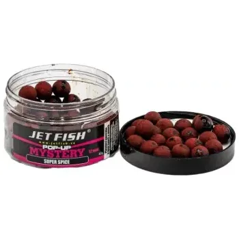 Boilies Jet Fish Mystery Pop Up - Super Spice průměr 12mm balení 40g
