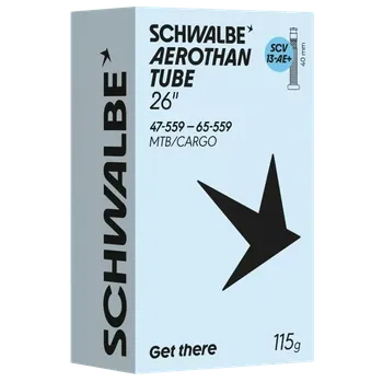 Sport Schwalbe Aerothan Tube SCV13AE+ 40 mm (Duše na kolo Schwalbe Aerothan Tube 28" SCV13AE+ 40 mm)