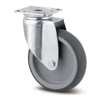 Pojezdové kolečko TENTE KOLEČKA Přístrojové kolečko 150mm, otočné, plotýnka, 2470PJO150P50