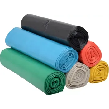 Pytle na odpadky Pytel 70x110 LDPE 80 ČERNÝ,MODRÝ,ZELENÝ 15ks/1bal