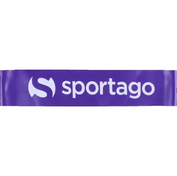 Gumový pás Sportago Stretch Medium Heavy 0,90 mm - fialová