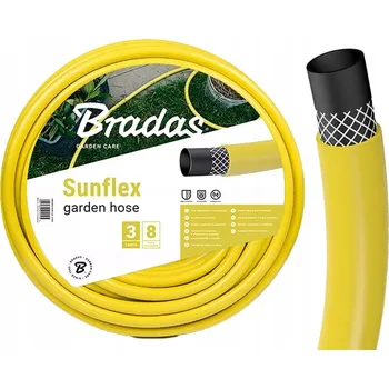 Zahradní hadice Sací zahradní hadice Bradas žlutá 3vrstvá 50 m 13 mm