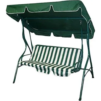 Zahradní houpačka HAPPY GREEN Houpačka zahradní STRIPY II 170x110x153cm ZE/BÍ + Doprava ZDARMA