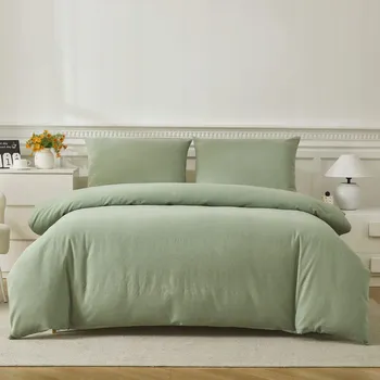 Povlečení Sada lněného povlečení 140x200 + 2x 70x80 - lněná souprava povlečení