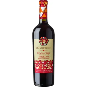 Víno Červené polosladké víno Khvanchkara 12 % 0,75 l Dardimandi