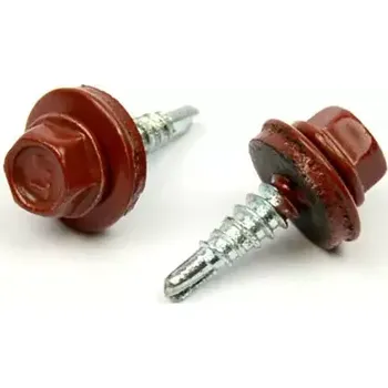 Vrut Farm. vrut s EPDM podložkou 4,8x20 RAL 3009 Oxidovaná červená