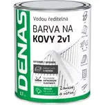 DENAS BARVA NA KOVY 2v1 antikorozní rychleschnoucí barva, 0566 plotová zelená, 700 g