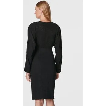 Dámské šaty Pinko Džínové šaty Ruggito 1J1123 A0CN Černá Slim Fit 40