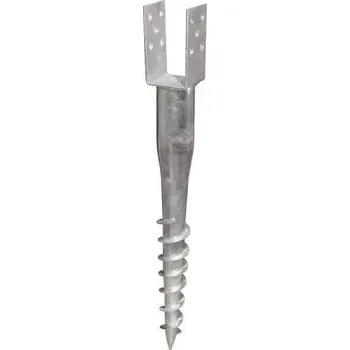 Zemní vrut Zemní vrut s patkou U 70x 90x 900