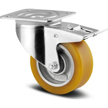 Pojezdové kolečko TENTE KOLEČKA Kolečko pro vysoké zatížení 100mm, s brzdou, plotýnka, 3477ITP100P62 LW46 smart