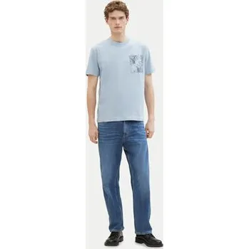 Pánské tričko Tom Tailor T-Shirt 1040945 Světle modrá Regular Fit S