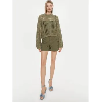 Pánské kraťasy Noisy May Šortky z materiálu Smiley 27029292 Zelená Relaxed Fit S