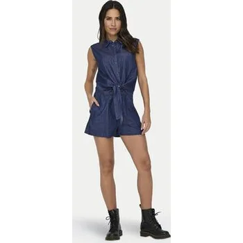 JDY Šortky z materiálu Kai 15321166 Tmavomodrá Regular Fit XS