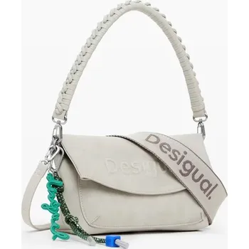 Dámská kabelka DESIGUAL 25WAXPB2 6006 BAG HALF LOGO TROKEL PIEDRA Velikost: U