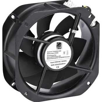 Průmyslový ventilátor TRU COMPONENTS TC-NA22580-230B1 axiální ventilátor, 230 V/AC, 1150 m³/h, (d x š x v) 225 x 225 x 80 mm, TC-12774584