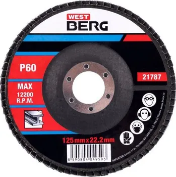 Brusný kotouč Kotouč lamelový WESTBERG 125mm P60
