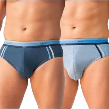 Slipy Pánské slipy KEY MPP-212 A26 M (38) vícebarevné