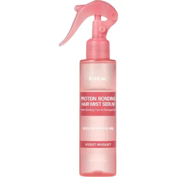 Vlasová regenerace Kundal Protein Bonding Hair Mist Serum Violet Muguet hydratační sérum na vlasy 150 ml