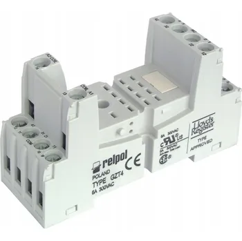 Elektrická zásuvka Zásuvka GZT4 pro relé R4 Relpol