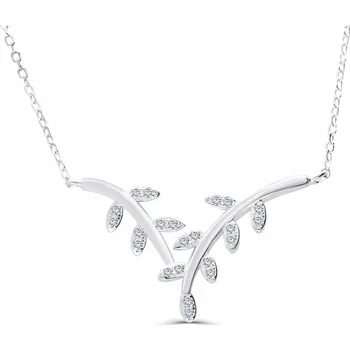 Náhrdelník Stříbrný náhrdelník Řetízek pro ženy s přívěskem Celebrity Stříbro 925 50 cm