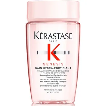 Vlasová kosmetika Kérastase Genesis Bain Hydra-Fortifiant lehký šampon pro oslabené vlasy 80 ml