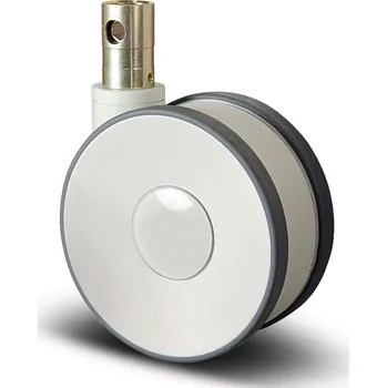 Pojezdové kolečko TENTE KOLEČKA Kolečko pro nemocniční lůžka 150mm, s brzdou, uchycení s pevným čepem, 5946UAP150R36-32S30 D RAL7001 3 spr. guide st. 2