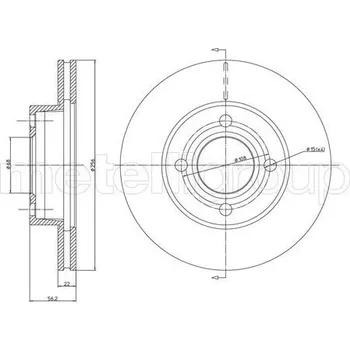 Brzdový kotouč Brzdový kotouč CIFAM (800-234)