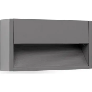 Venkovní osvětlení GRADA 250 nástěnná lampa, tmavě šedá - FARO