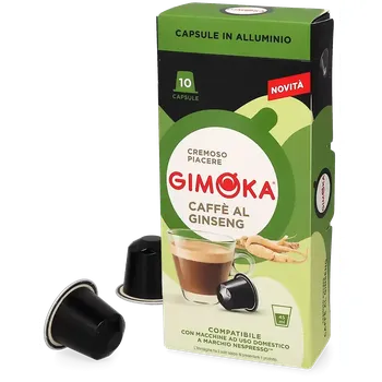 Káva Gimoka | Ženšenová Káva - Počet kapslí pro Nespresso®: 10
