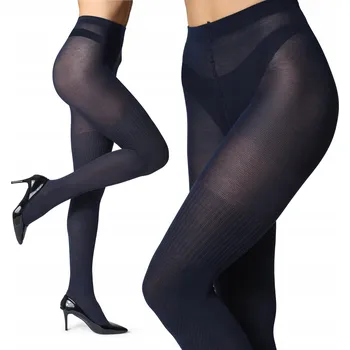 Dámské punčochy Vzorované Punčocháče Bellivalini 100 DEN, modré (DressBlue), velikost L