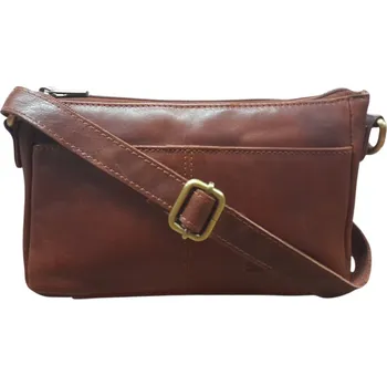 Kabelka SENDI DESIGN Sendi Desing crossbody kabelka koňaková V-802 TAN