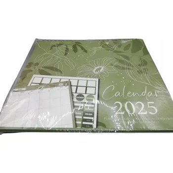Obraz Velký plánovač rodinný kalendář rok 2025, závěsný, zelený