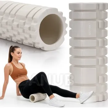 Sport Masážní válec/roller - středně tvrdý - světle šedý