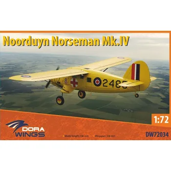 Plastikový model Noorduyn Norseman Mk.IV (4x camo) - Dora Wings DW72034